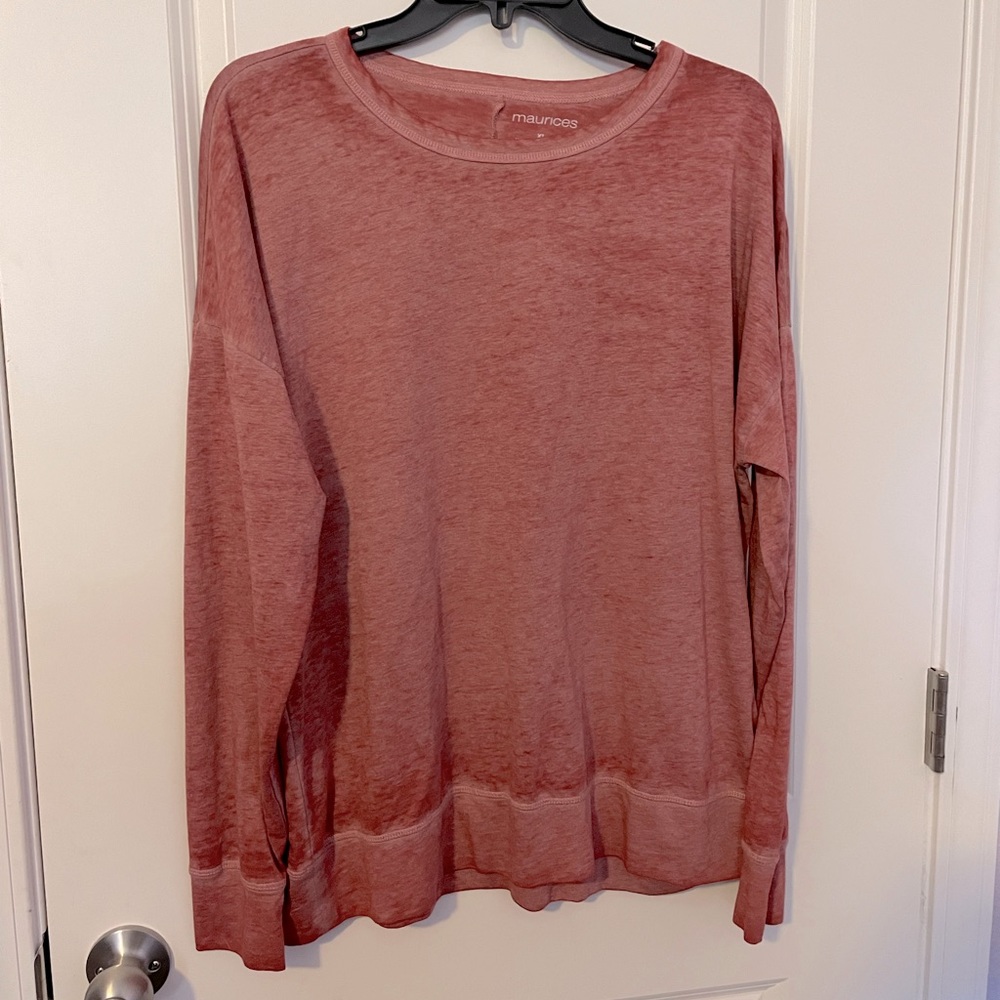 Soft pink long sleeve